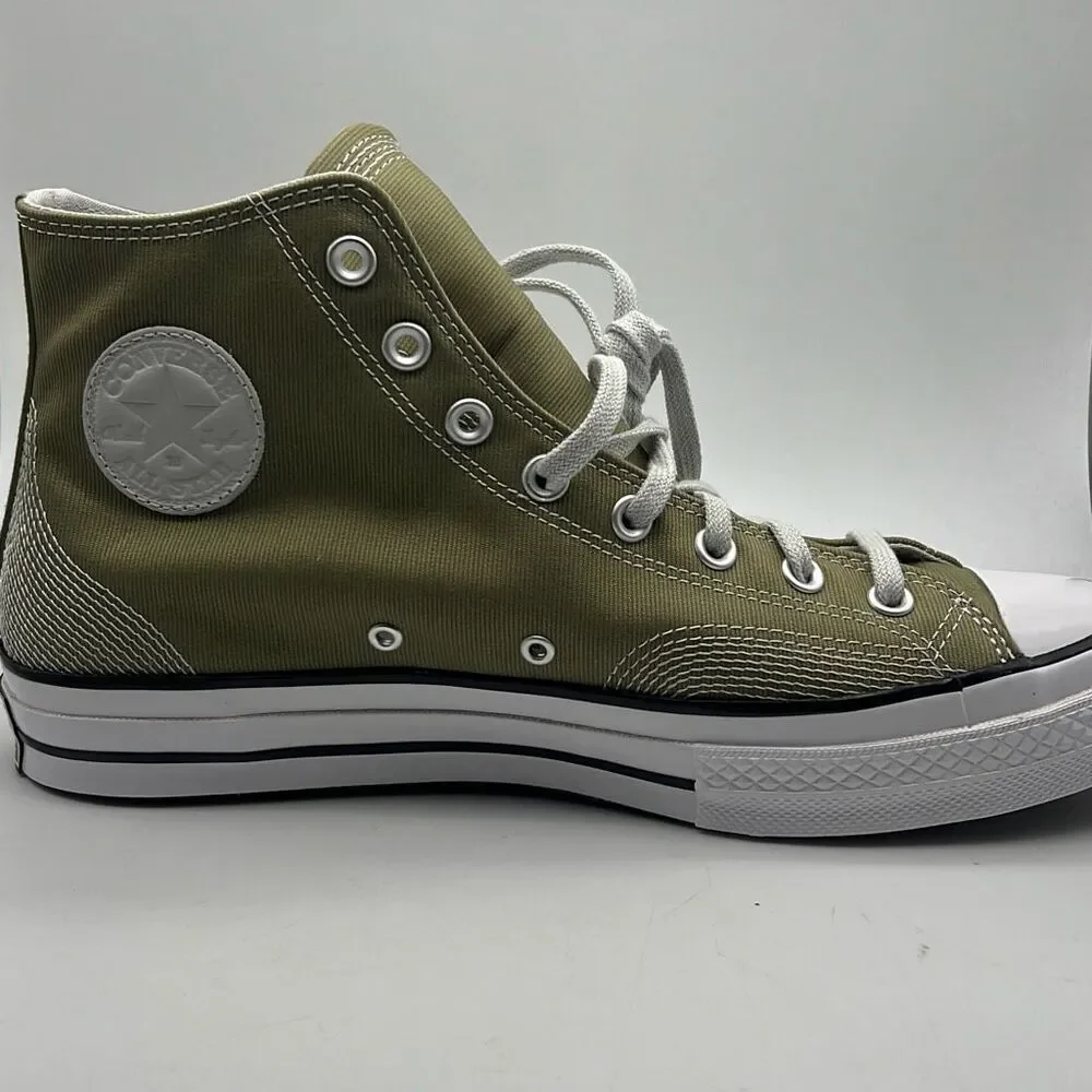 Converse Chuck 70 Multi-Stitch Hi Shoes‎ A07435C Mossy Sloth Green NWB Men 11.5 - Picture 2 of 10
